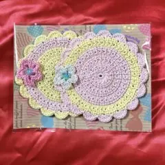 ハンドメイド・コースター⭐︎2枚セット⭐︎