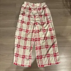 マルニ　UNIQLO チェック柄ワイドパンツ