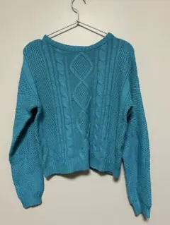 GUターコイズブルーニット