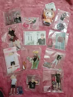 ハイキュー 宮治 アクリルスタンド11体とその他グッズ