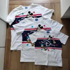 東京ディズニーリゾート 半袖Tシャツ 3枚セット　親子コーデ　L.M.120