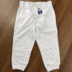野球用 ユニフォームパンツ 練習着 ホワイト SSK 150 膝パッド縫い付け