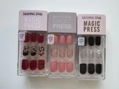 DASHING DIVA MAGIC PRESS ネイルチップ3個セット