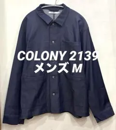 COLONY 2139 　カバーオール　メンズM　ネイビー　シンプル　ポリデニム