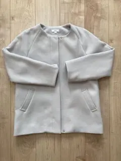 a.v.v. コート　ジャンパー　薄いグレー　きれいめ　上品