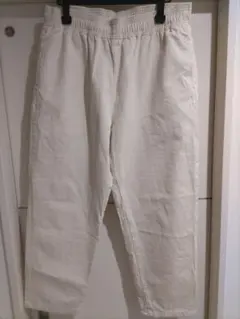 GU アイボリー XL ワークシェフパンツ