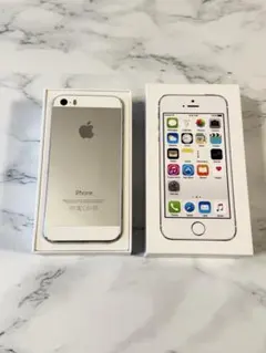超美品Apple iPhone5sシルバー32GB箱•付属品あり