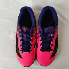 アシックス スニーカー ピンク/ネイビー　21cm