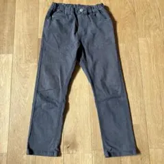 ブリーズ　イージーテーパードパンツ　デニム　ブラック 130センチ