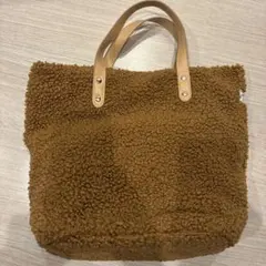 polka polka ボアトートバッグ