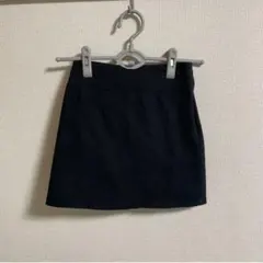 黒 タイトスカート ゴムウエスト