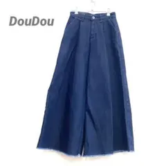 DouDou ワイドフレアデニム　Sのサムネイル