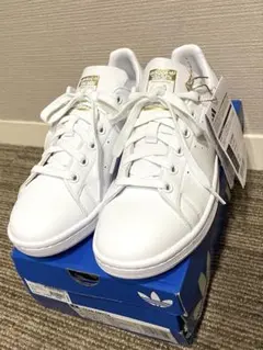新品　adidas Stan Smith 23cm ホワイト×ゴールド
