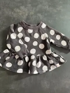 next ドット柄 トレーナー