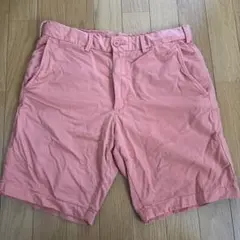 ユニクロ　メンズ　ショートパンツ　 サーモンピンク