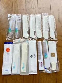 ホテルアメニティ プラスチック コーム 14本セット