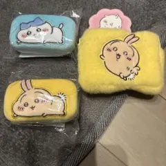 ちいかわ ジュエリーミニケース 2種類セット&ふわふわミニポーチ　うさぎ