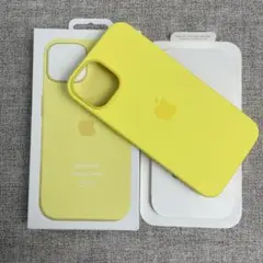 「新品未使用」iPhone 14 シリコンケース イエロー MagSafe