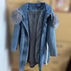 SCOT CLUB スコットクラブ　ボアライナー付きデニムコート　モッズコート