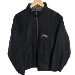 FIRST DOWN ファーストダウン ナイロンジャケット ブラック ロゴ