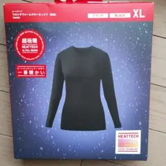 ユニクロレディースHEATTECH ブラック 長袖 XL　　超極暖