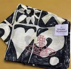 新品ヴィヴィアンウエストウッド オーヴ柄 ハンカチ