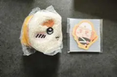 ちいかわ もこもこポーチ2 ステッカー シーサー2点セット