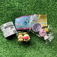 たまごっちめじるしアナザーカラーver.　ドットフィギュアチャーム　３点セット