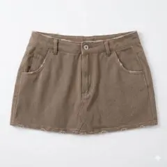 アンビー ENVYM フリンジ デニム スカート風 ショートパンツ M スカパンのサムネイル