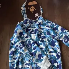 A BATHING APE ブルーカモ フルジップ パーカーのサムネイル