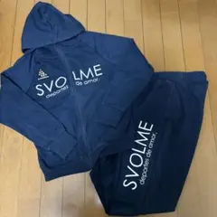 SVOLME フルジップスウェットジャージ ネイビー