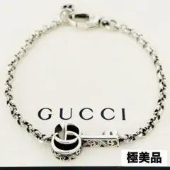 極美品☆GUCCI グッチ ブレスレット アラベスク ダブルG キーモチーフ 極美品☆GUCCI グッチ ブレスレット アラベスク ダブルG キーモチーフ