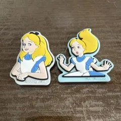 ディズニー アリス ラバー マグネット 2種