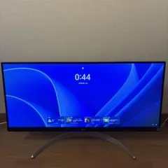 LG 29インチ 21:9ウルトラワイドモニター 背面ホワイト スタンド付属