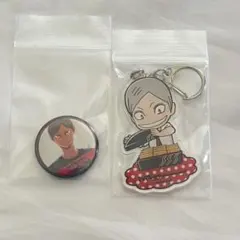 ハイキュー！！ 灰羽リエーフ 缶バッジ アクキー アニカフェ