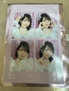 イコラブ 4カットフォトカード 佐々木舞香