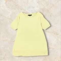 BANANA REPUBLIC 半袖ニット サイズM クリーム　 大人カジュアル