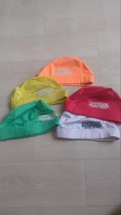 水泳帽セット 5色 Mサイズ ＃セントラルスイミング