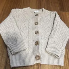 Samansa Mos2 ベージュ カーディガン サイズ　S