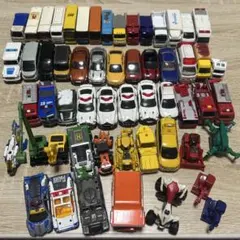 トミカ　ミニカー 56台セットまとめ売り　働く車　ジャンク