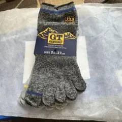 GT HAWKINS 5本指ソックス 3足セット 25-27cm