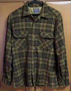 50s-60s PENDLETON ボードシャツ　sizeＭ