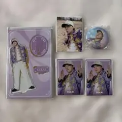 FANTASTICS 世界　SUNFLOWER アクスタ＆カード＆缶バッジ