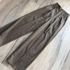 GU ワイドパンツ　茶