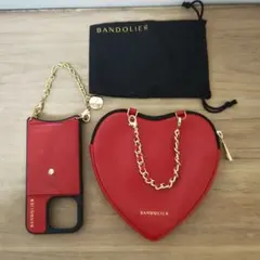 BANDOLIER ハート型ポーチとiPhoneケースセット
