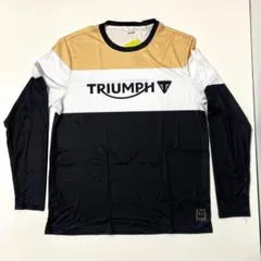 新品トライアンフ モトクロスシャツ Lサイズ TRIUMPH ロンT バイクのサムネイル