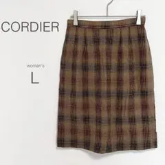【コルディア】タイトスカート チェック柄 大人女子 裏地あり 日本製 秋冬のサムネイル