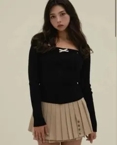 andmary】 Sharon ribbon tops AM1517 - メルカリ