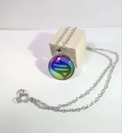 ポケモン　メガストーン　ペンダント　ネックレス　シルバー