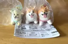 もっちりフライングわんこストラップ(マルチーズ・コーギー・柴犬)3点セット